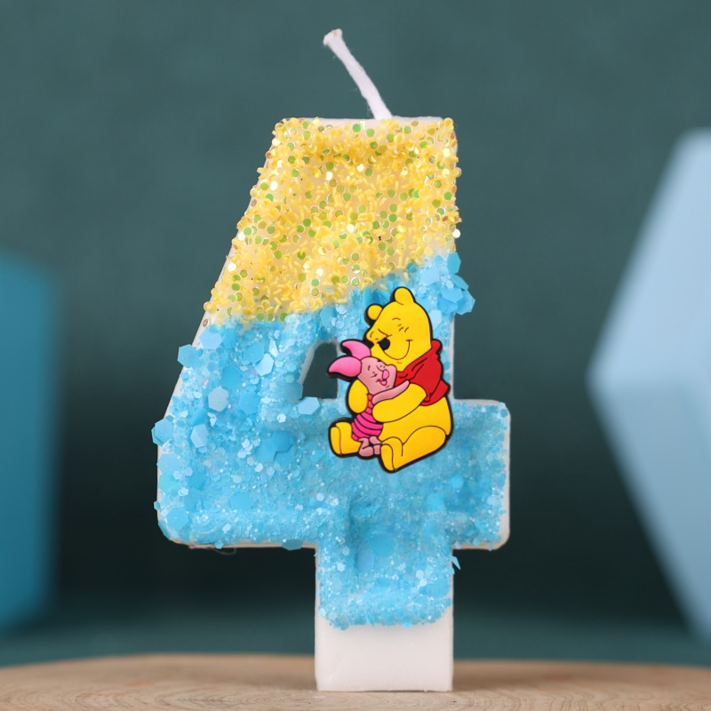 Unity Candle Set - Cute Winnie The Pooh Digital Candle