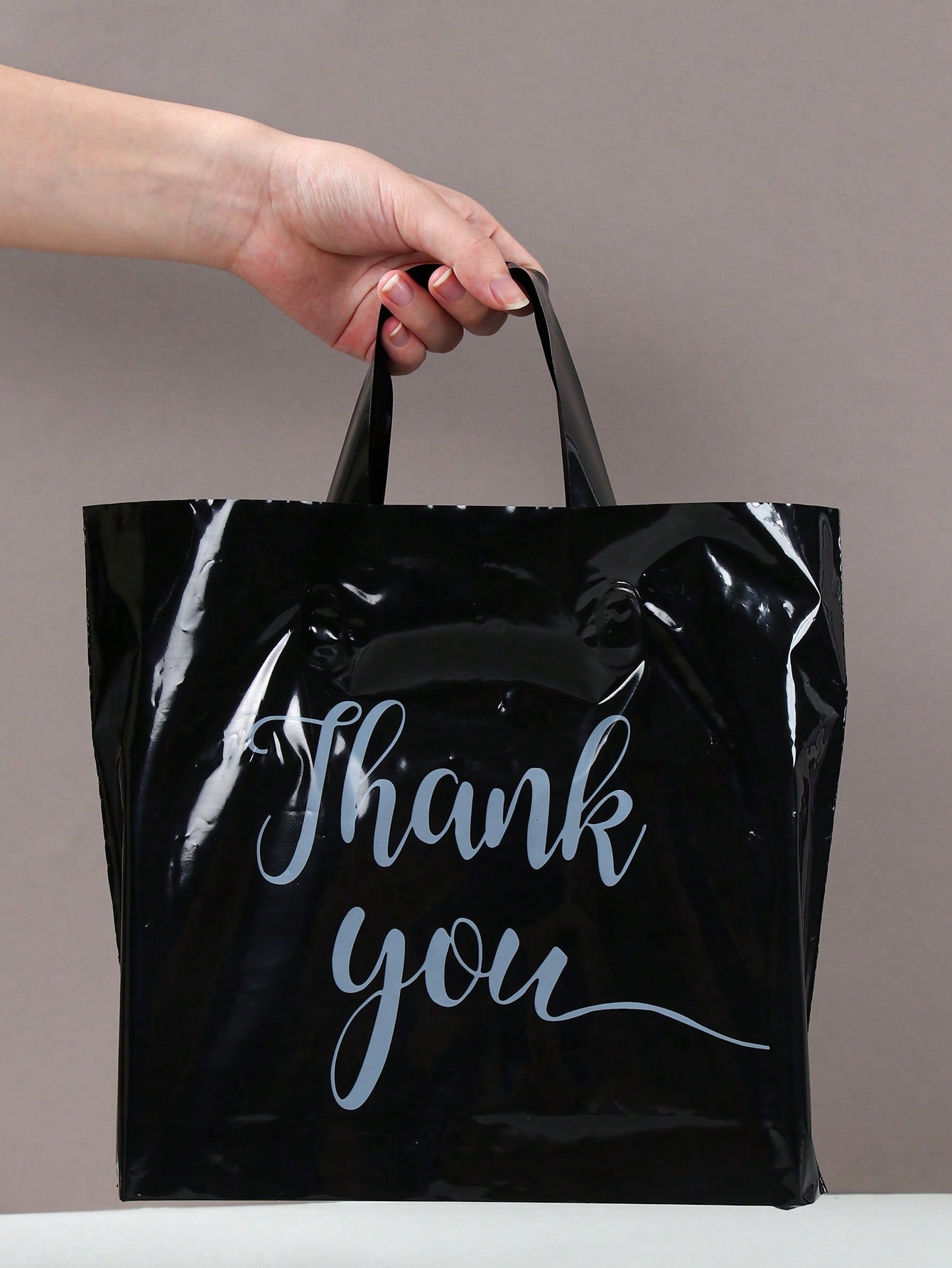 Wedding Party Supply Store - 25/50pcs Black Gift Bags, Thick &