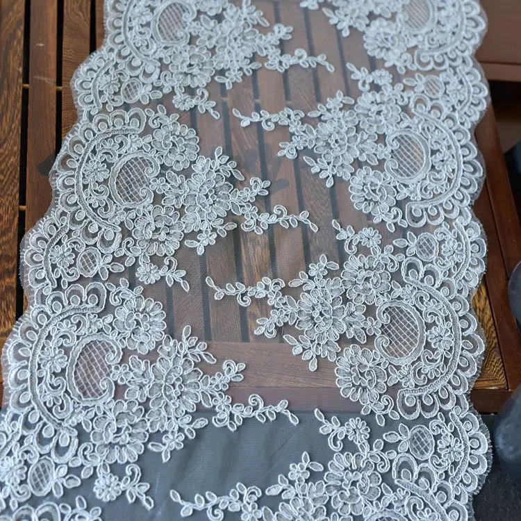 Table Runner Sequin - High Quality Multicolor Sequins Lace Fabric