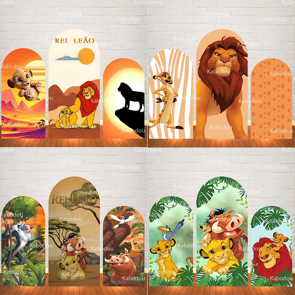 Photo Booth Prop - The Lion Kings Simba Backdrop Arch
