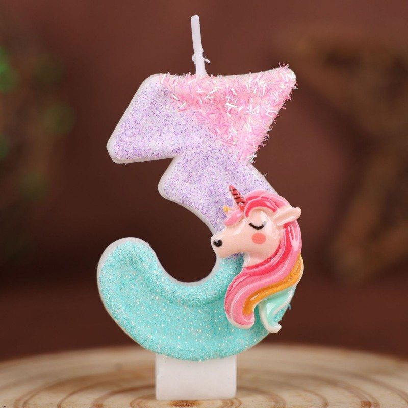 Gradient Pink Unicorn Happy Bi - مراجعة Unity Candle Set وسعره