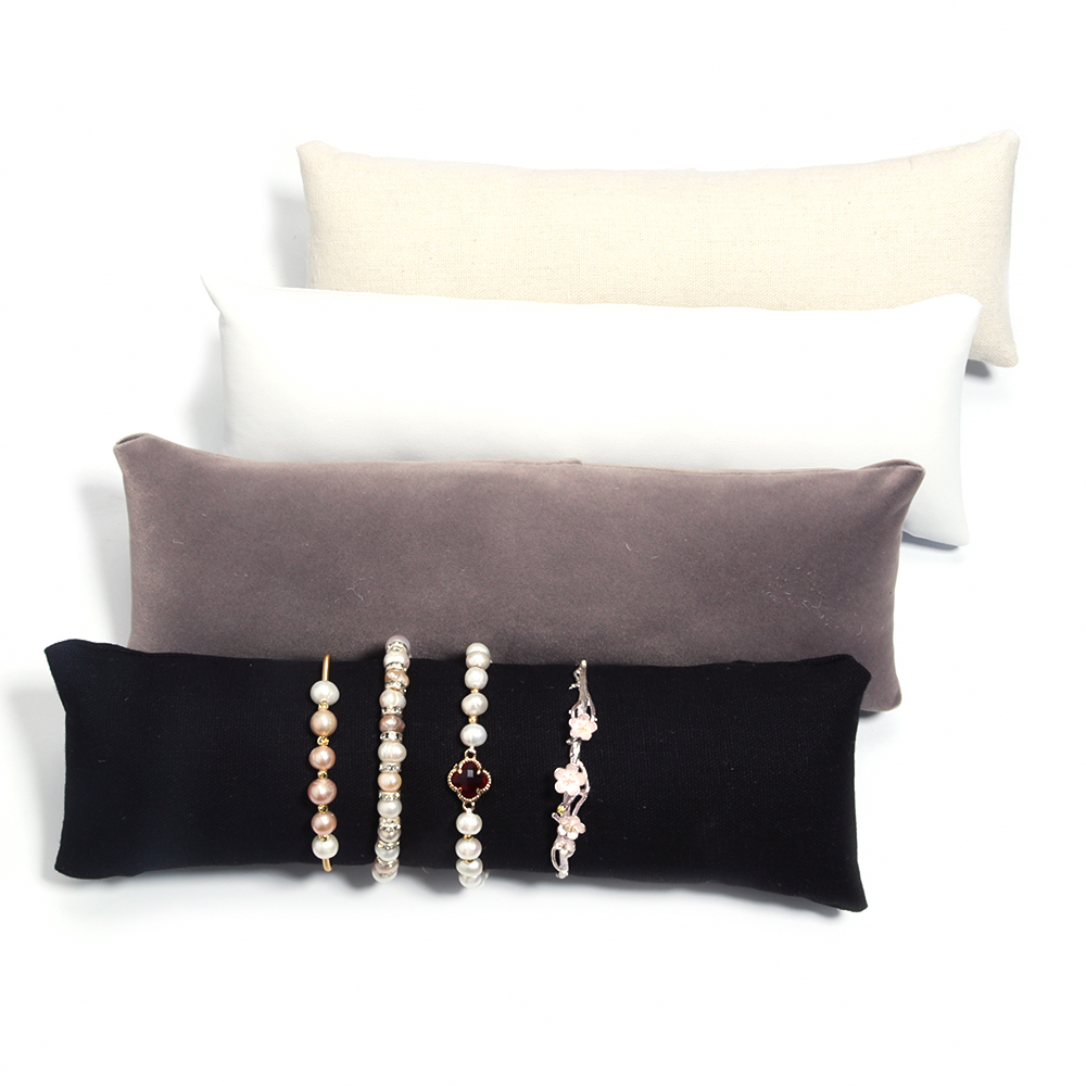 1Pc PU Leather Velvet Jewelry  - مراجعة Ring Bearer Pillow وسعره