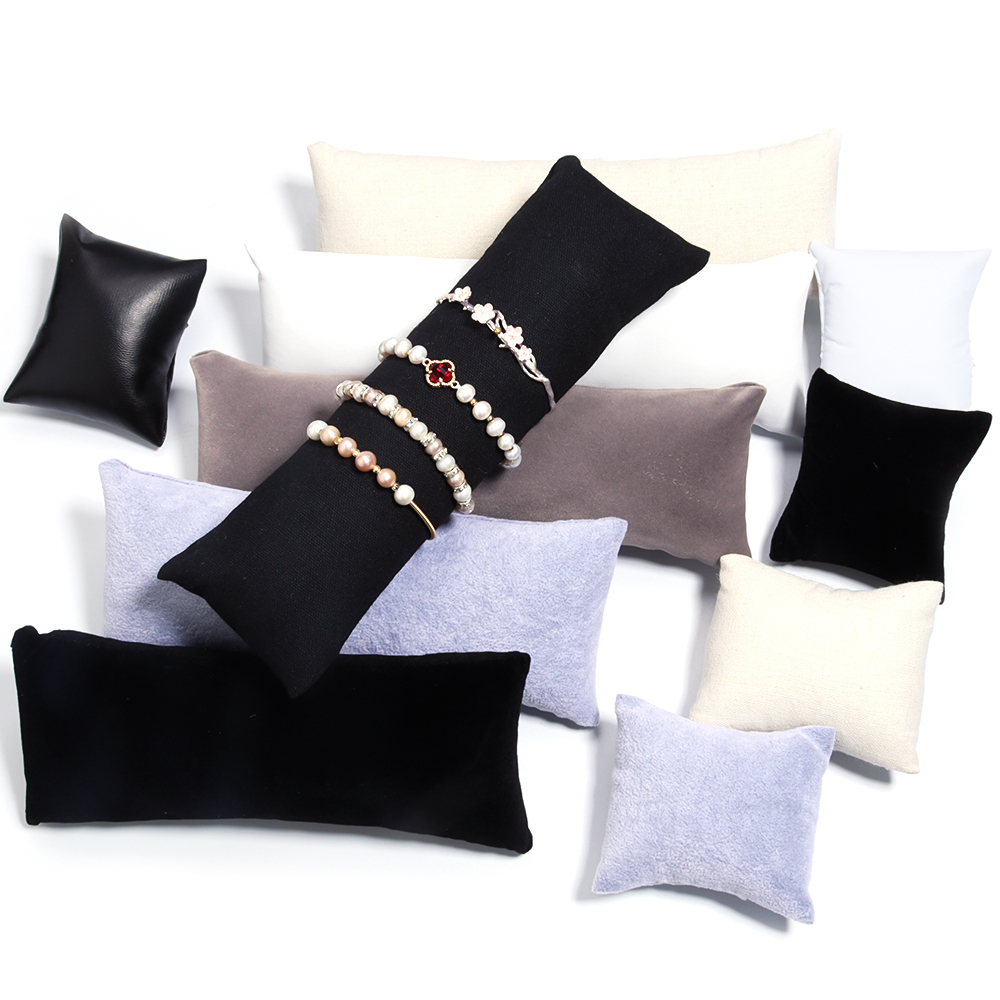 1Pc PU Leather Velvet Jewelry  - مراجعة Ring Bearer Pillow وسعره