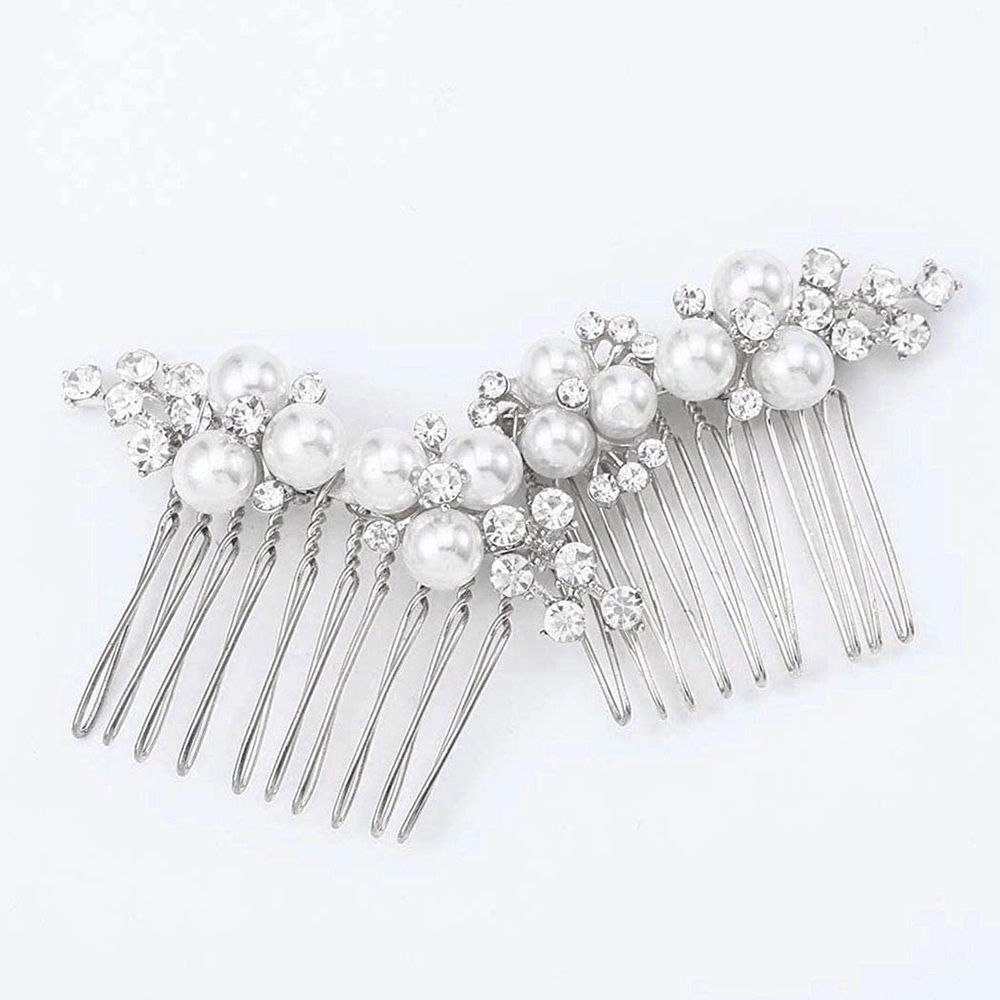2Pcs Simple Wedding Hair Combs - مراجعة Wedding Supply List وسعره