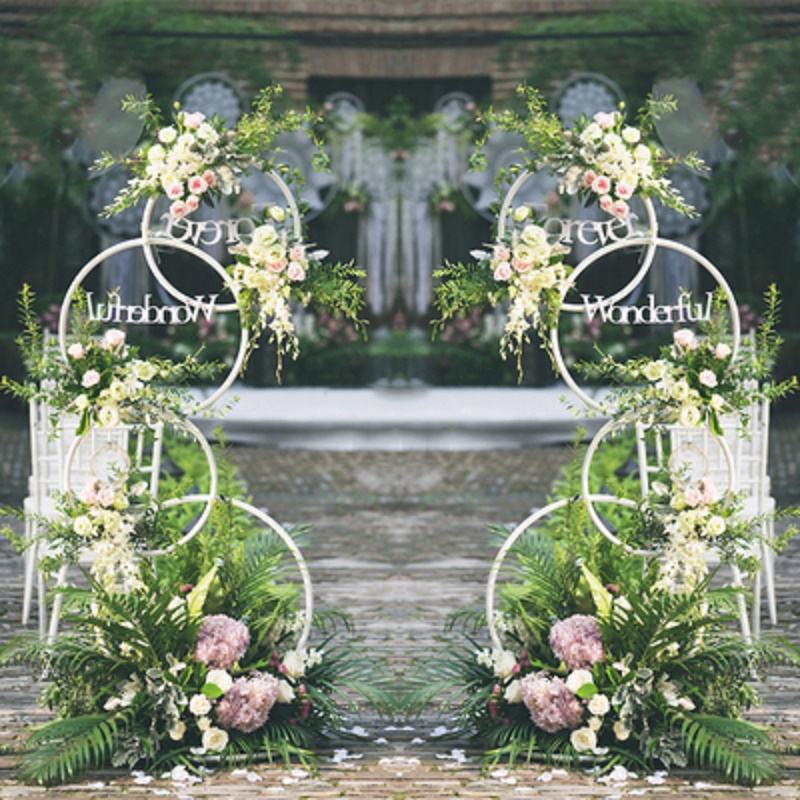 2PCs Wedding Flower Rack Backg - مراجعة Wedding Party Supply Store وسعره