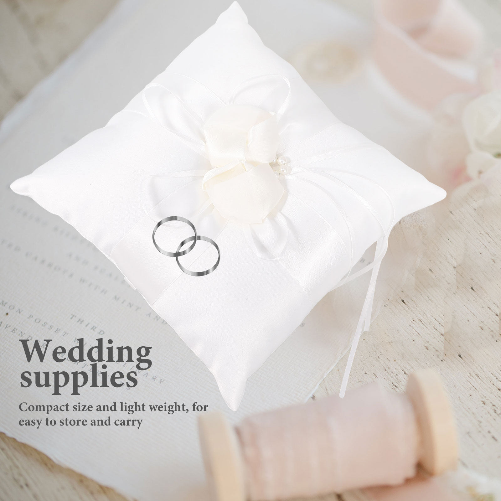 Wedding Ring Pillow Pocket 20x - مراجعة Ring Bearer Pillow وسعره