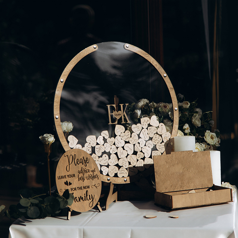 Custom Wedding  Guest Book Sig - مراجعة Wedding Supply List وسعره