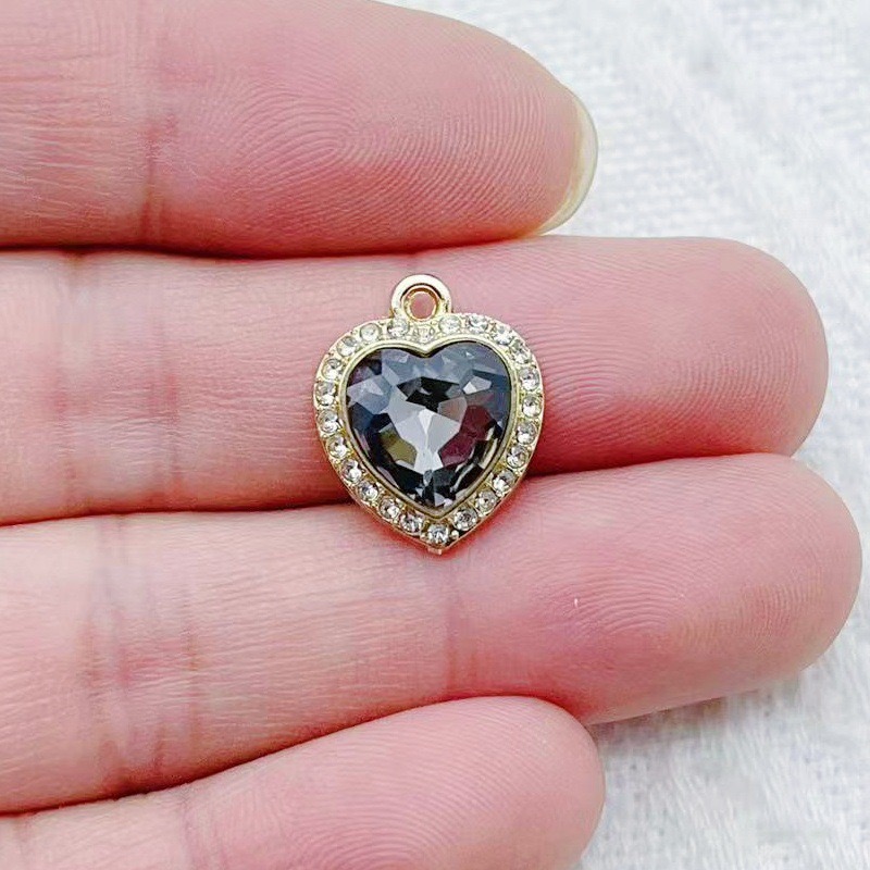 10pcs heart-shaped inlaid colo - مراجعة Wedding Yes وسعره