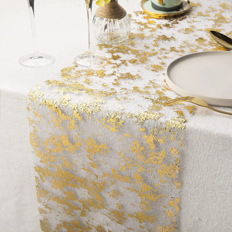 Sparkle Metallic Table Runners - مراجعة Table Runner Sequin وسعره