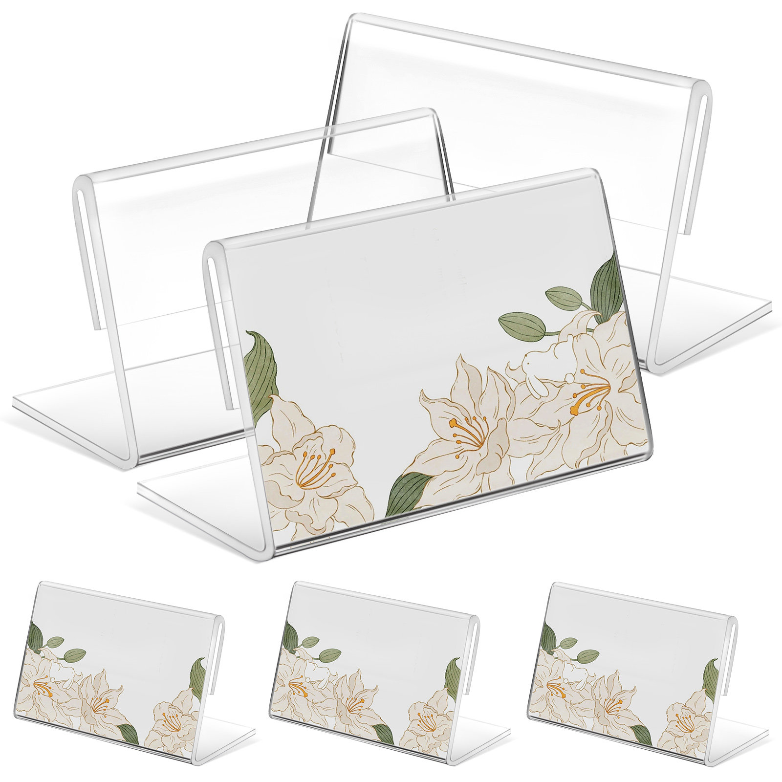 40 Pcs Sign Holders Card Displ - مراجعة Place Card Holder وسعره