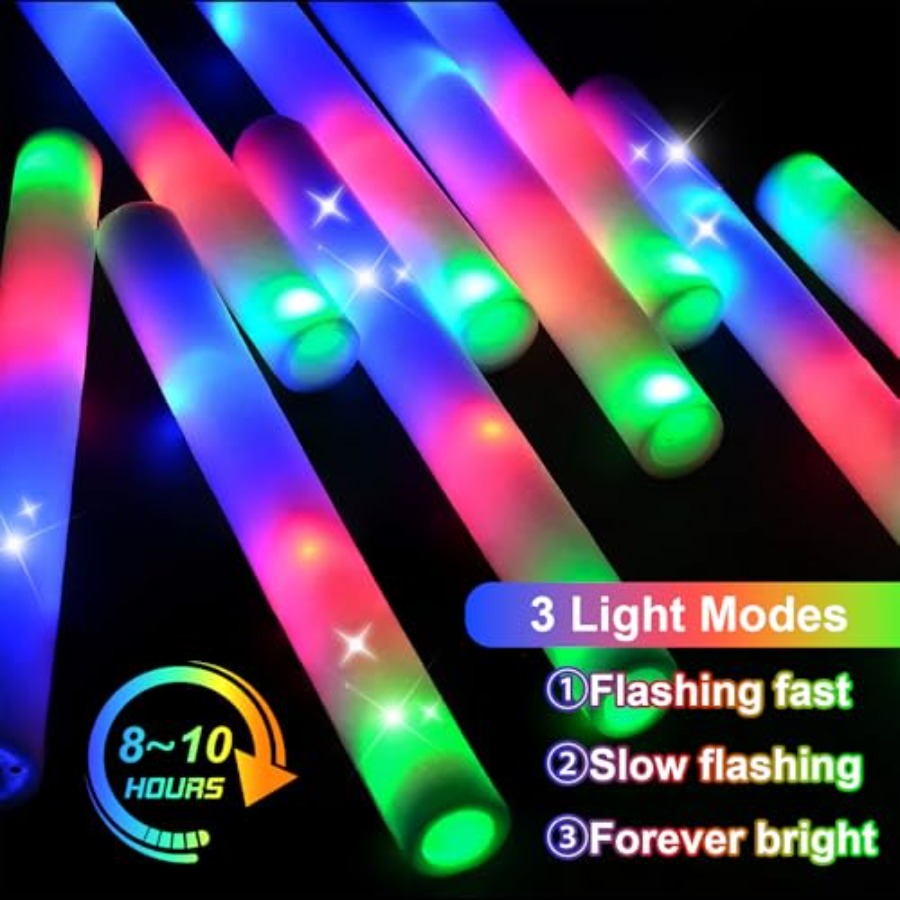 118PCS Foam Glow Sticks Bulk P - مراجعة Wedding Supply Bulk وسعره