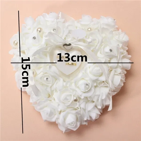 White Ring Bearer Pillow Cushi - مراجعة Ring Bearer Pillow وسعره