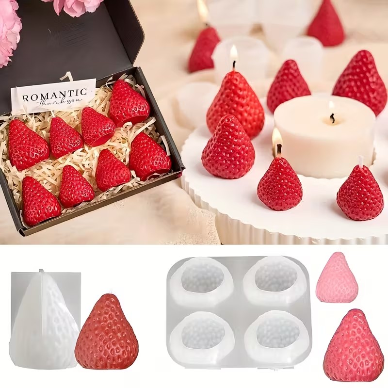Strawberry Silicone Candle Mol - مراجعة Unity Candle Set وسعره