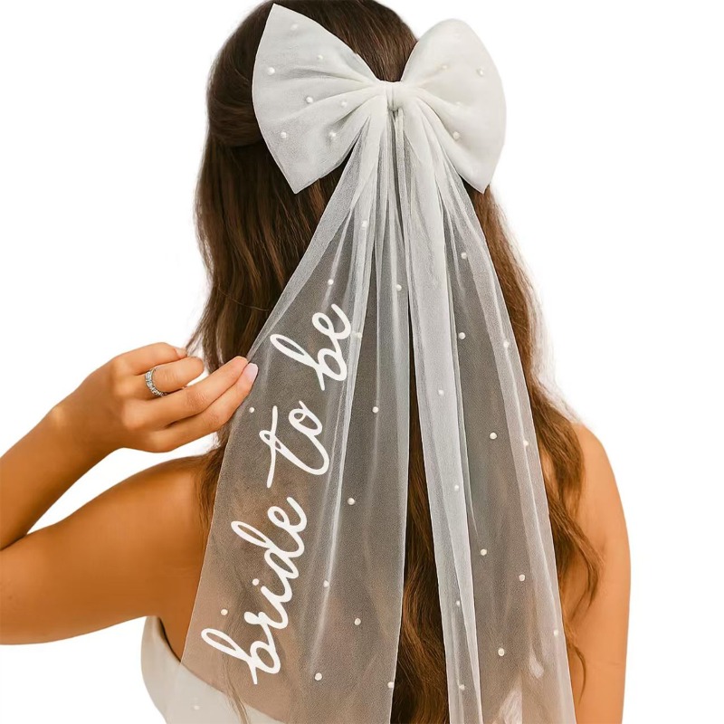 Bride To Be Bow Veil - Bachelo - مراجعة Wedding Supply List وسعره