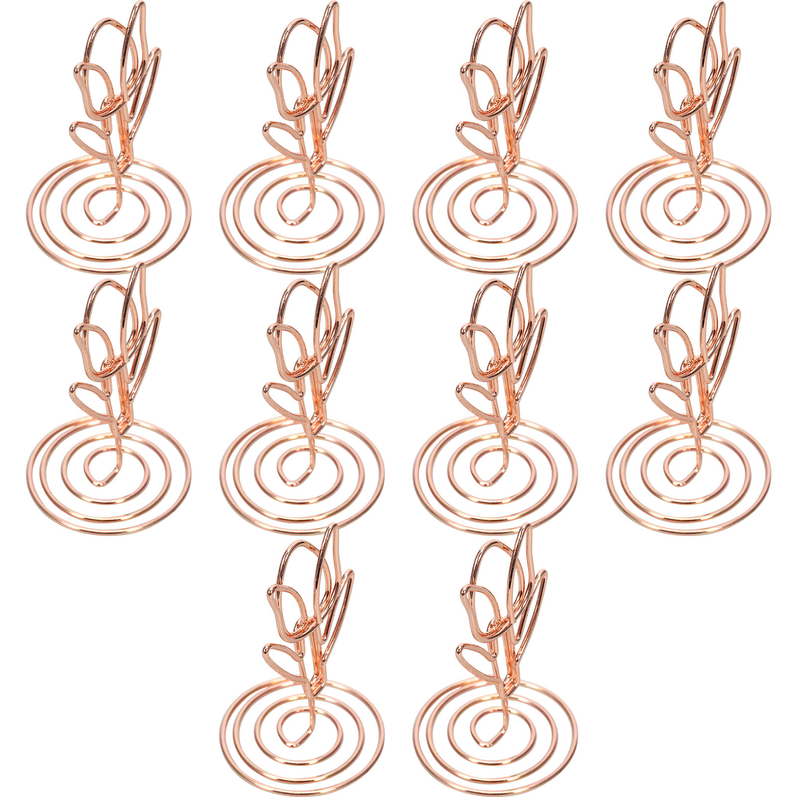 10Pcs Flower Style Table Card  - مراجعة Place Card Holder وسعره