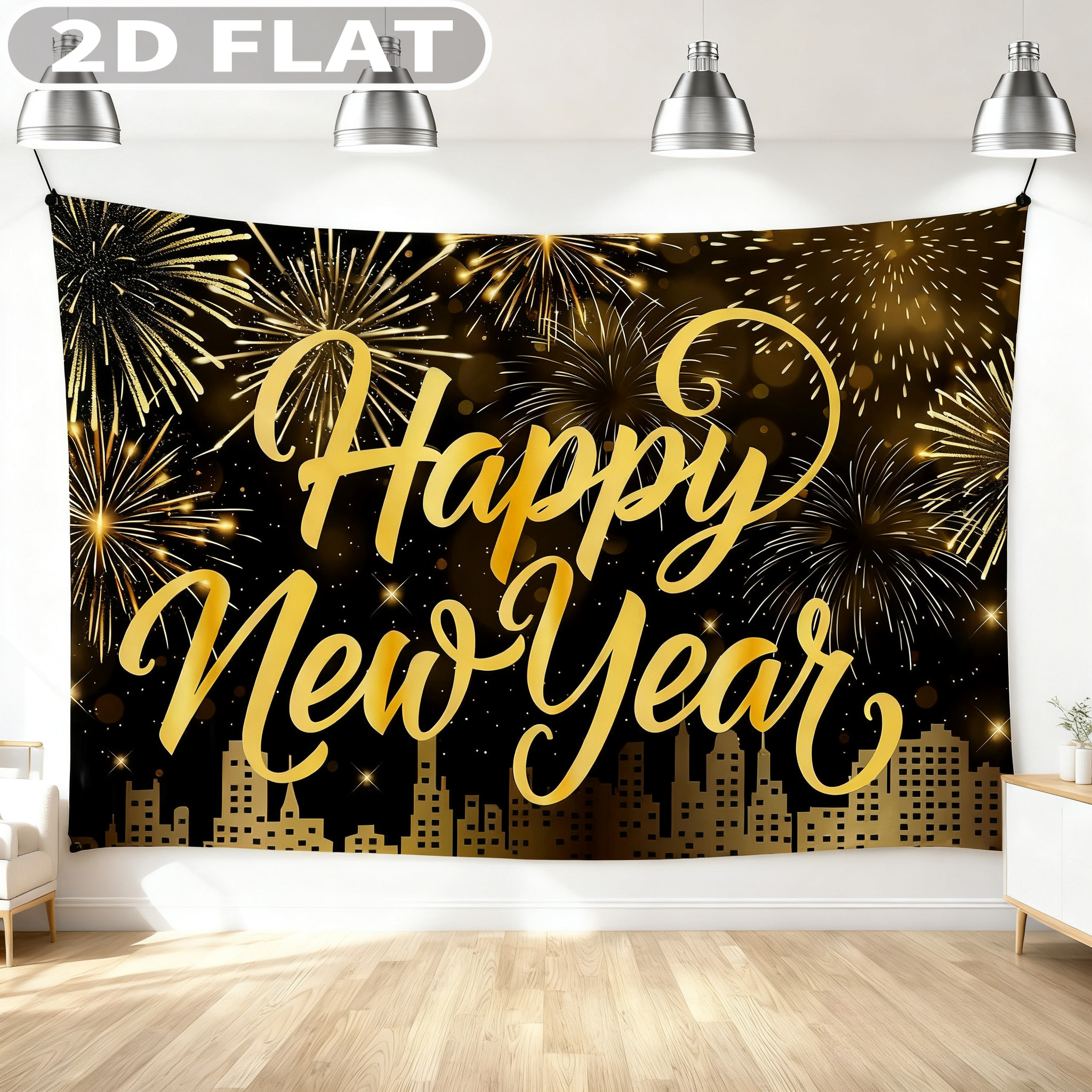 1pc Happy New Year Party Photo - مراجعة Photo Booth Prop وسعره