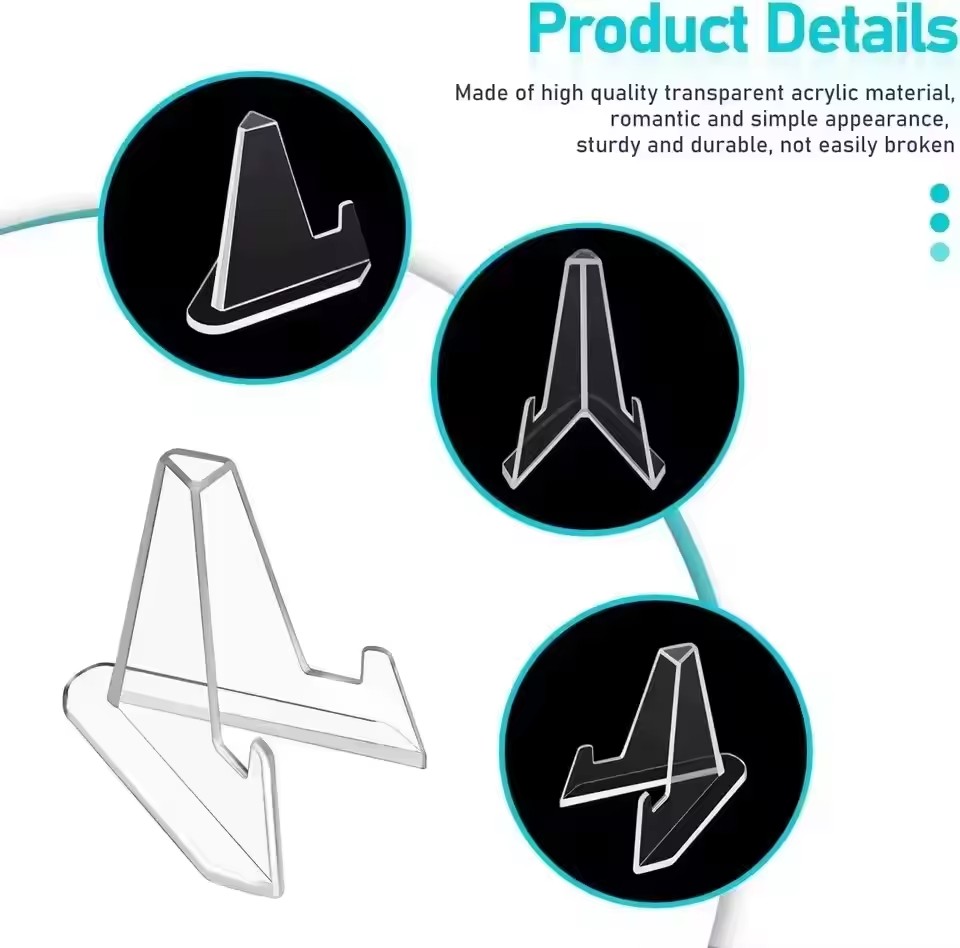 30-1PCS Triangular Card Displa - مراجعة Place Card Holder وسعره