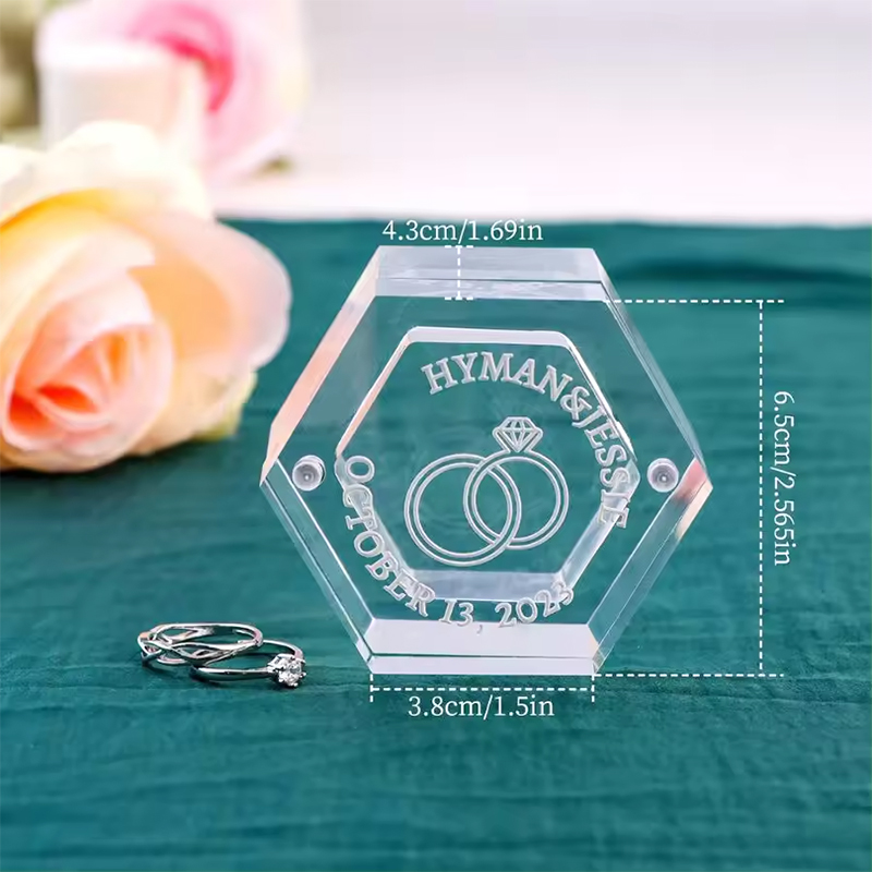 Personalized Wedding Acrylic R - مراجعة Ring Bearer Pillow وسعره