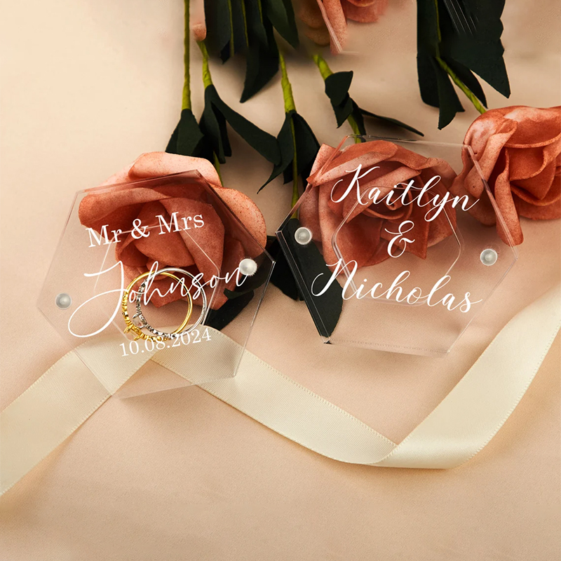 Personalized Wedding Acrylic R - مراجعة Ring Bearer Pillow وسعره
