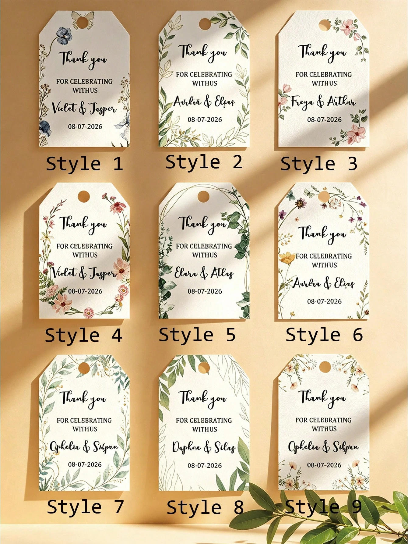 Customized Gift Tags Personali - مراجعة Wedding Supply List وسعره