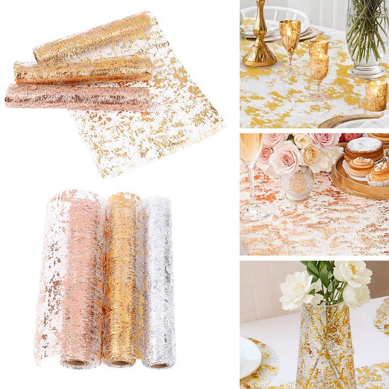 Metallic Gold Table Runner Seq - مراجعة Table Runner Sequin وسعره
