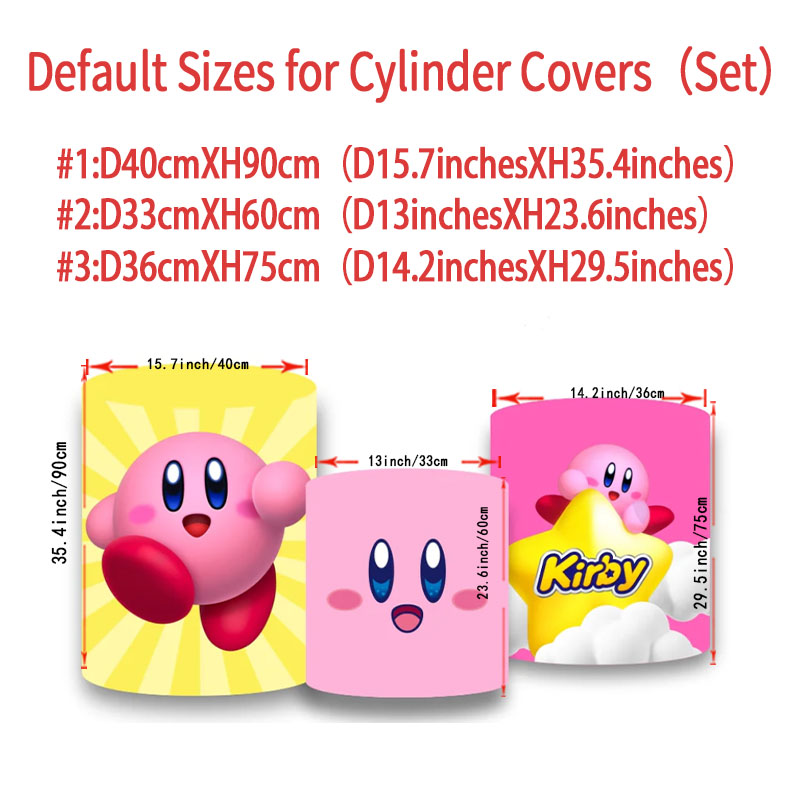 Cartoon Star Kirby Round Backd - مراجعة Photo Booth Prop وسعره