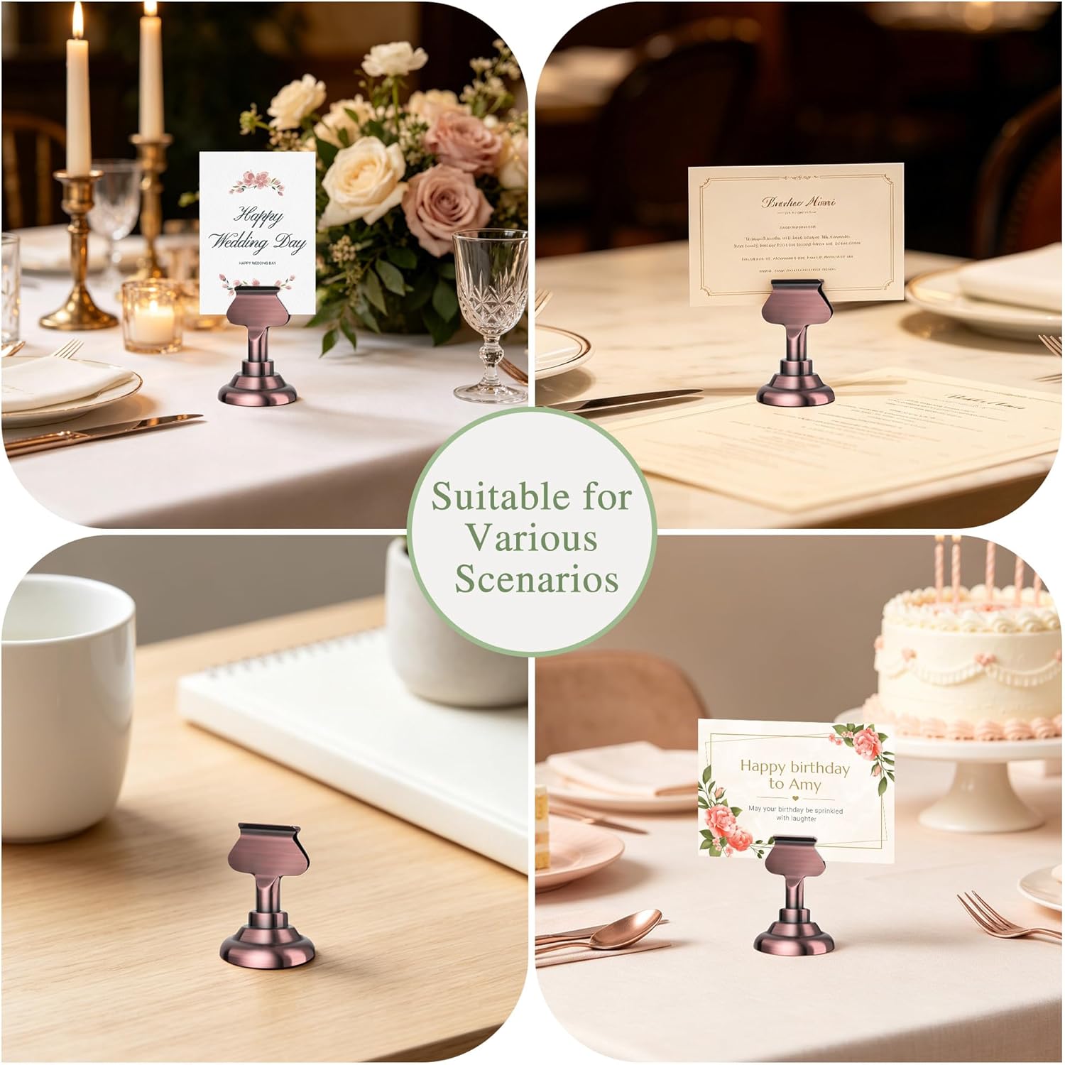 16PK Table Number & Place Card - مراجعة Place Card Holder وسعره