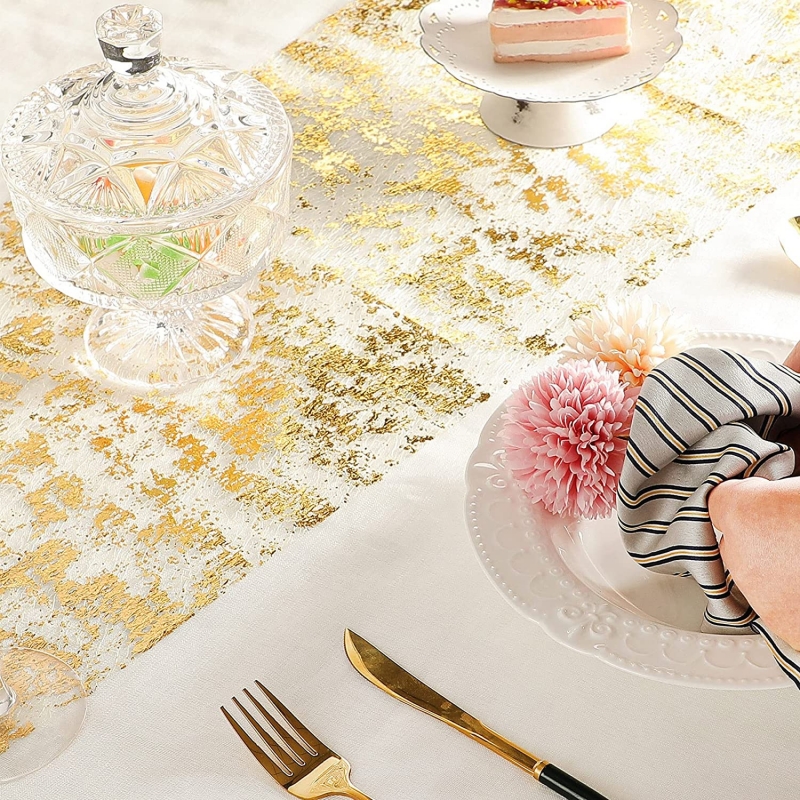 New 2/1Pack Sparkle Table Runn - مراجعة Table Runner Sequin وسعره