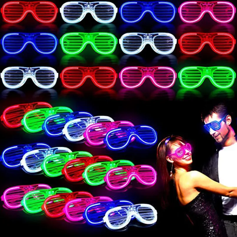 10-30Pcs Light Up LED Glasses  - مراجعة Wedding Supply Bulk وسعره