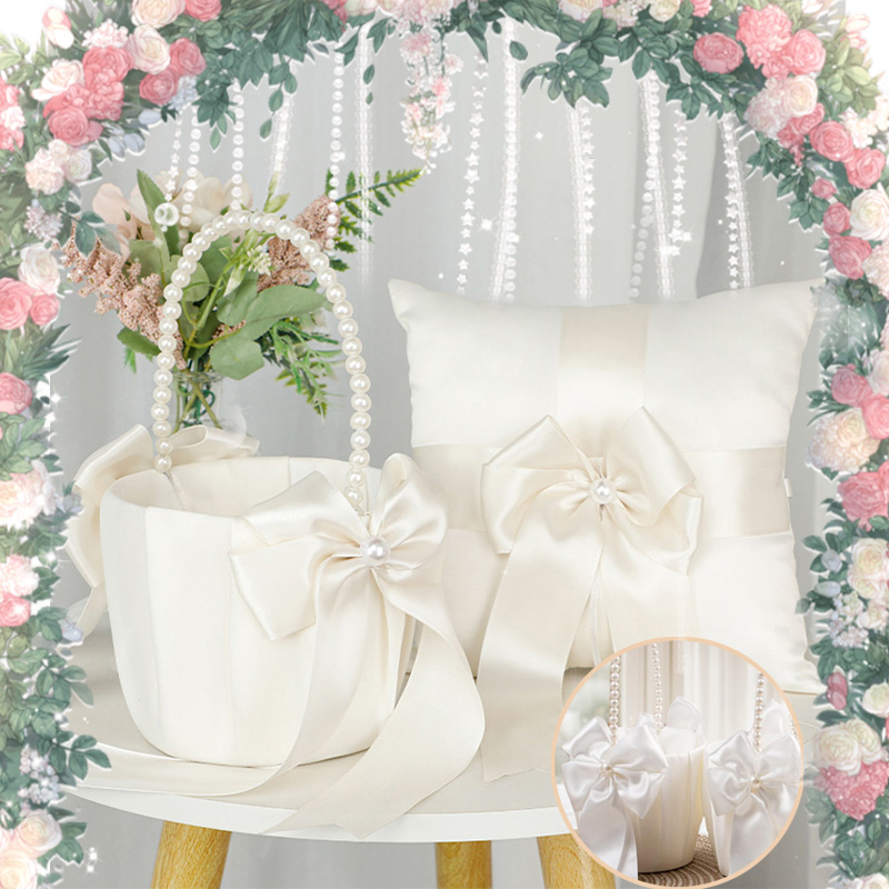 Flower Girl Basket Ring Bearer - مراجعة Ring Bearer Pillow وسعره