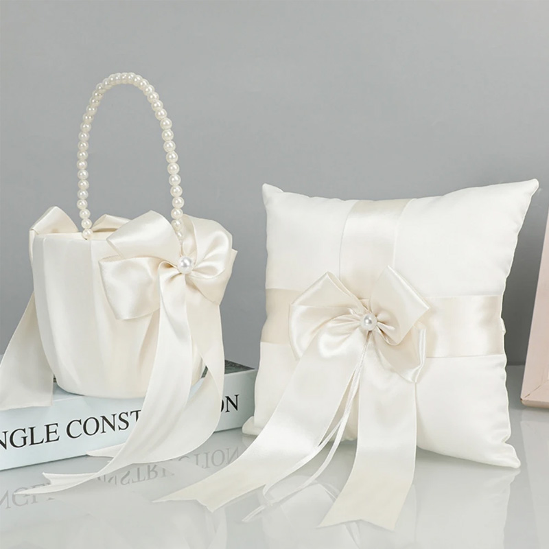 Flower Girl Basket Ring Bearer - مراجعة Ring Bearer Pillow وسعره