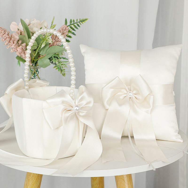 Flower Girl Basket Ring Bearer - مراجعة Ring Bearer Pillow وسعره