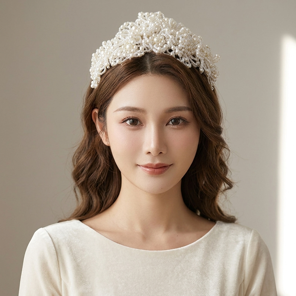 Pearl Crown Headpiece For Wedd - مراجعة Wedding Shop وسعره