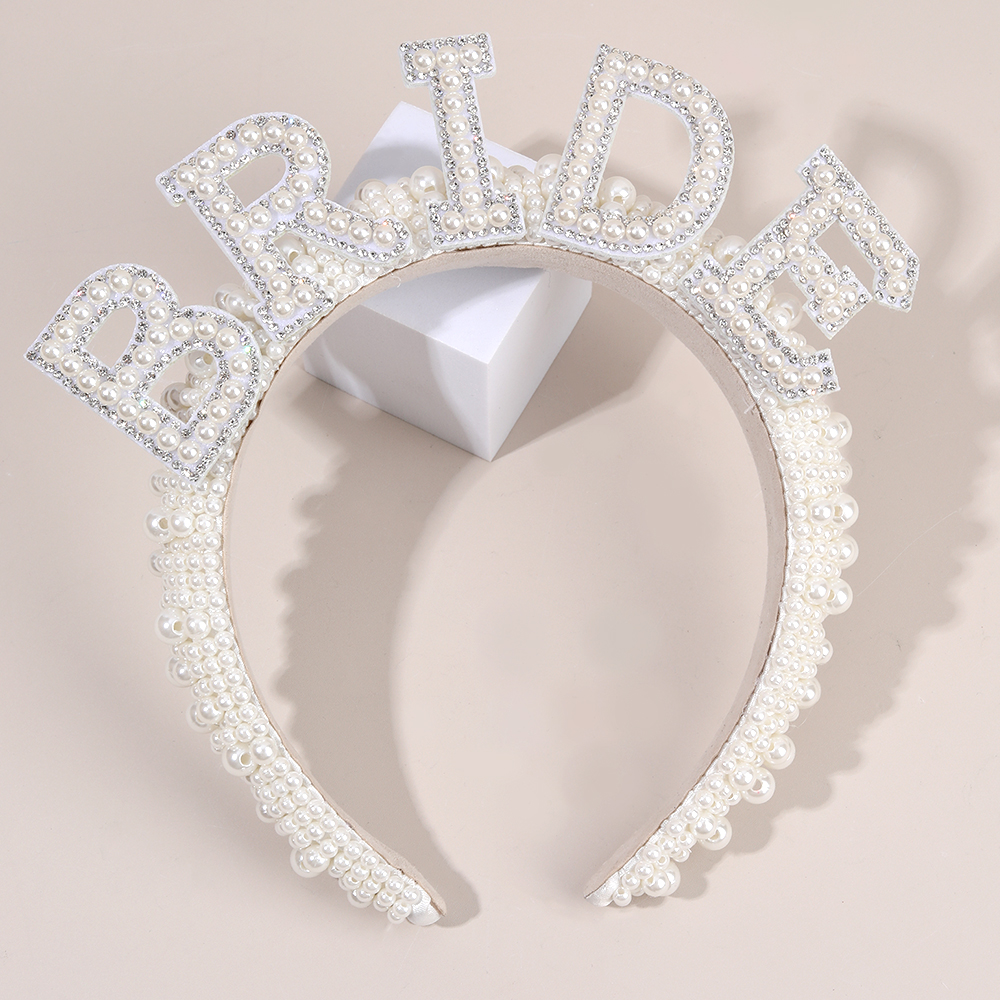 Pearl Headband Diadem Luxury B - مراجعة Wedding Supply List وسعره