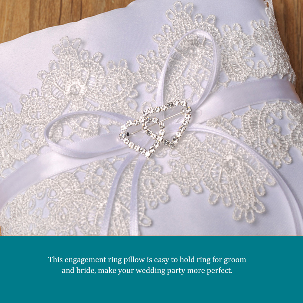 Lace Ring Pillow Club Decorati - مراجعة Ring Bearer Pillow وسعره