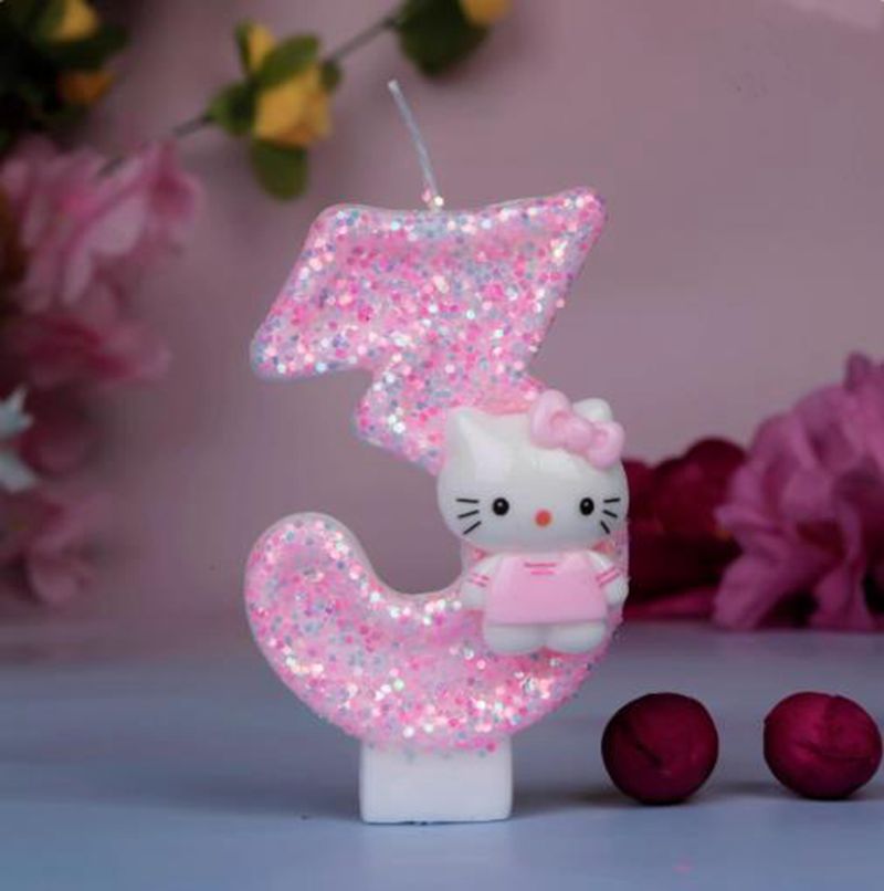 Cute Hello Kitty Cat Digital N - مراجعة Unity Candle Set وسعره
