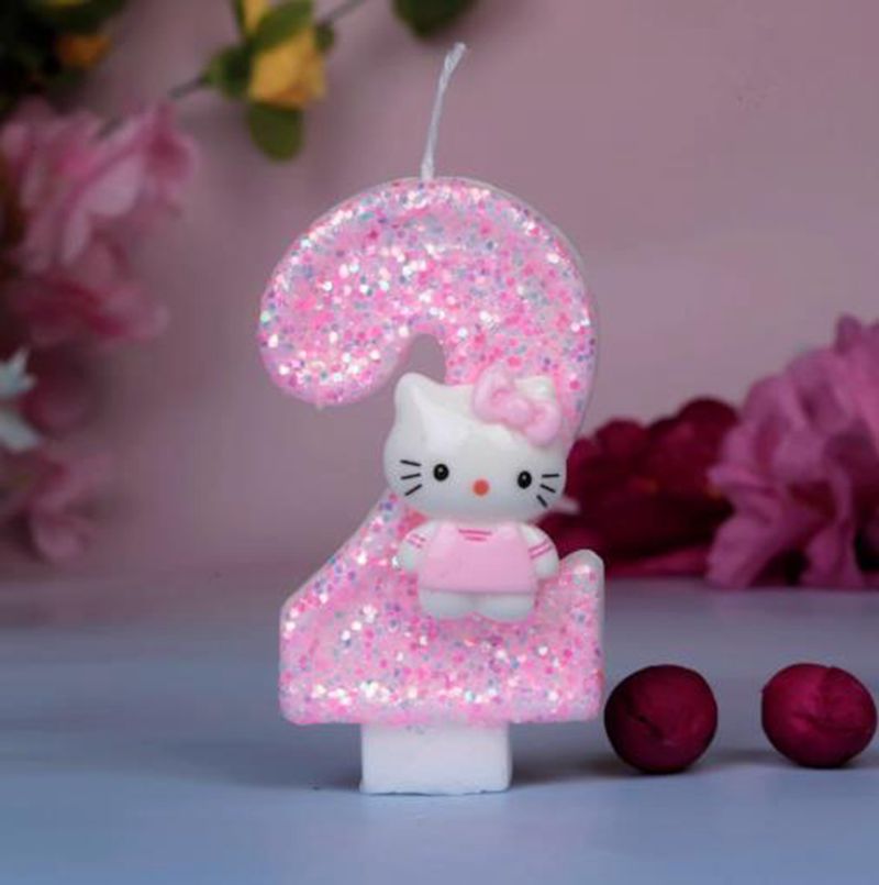 Cute Hello Kitty Cat Digital N - مراجعة Unity Candle Set وسعره