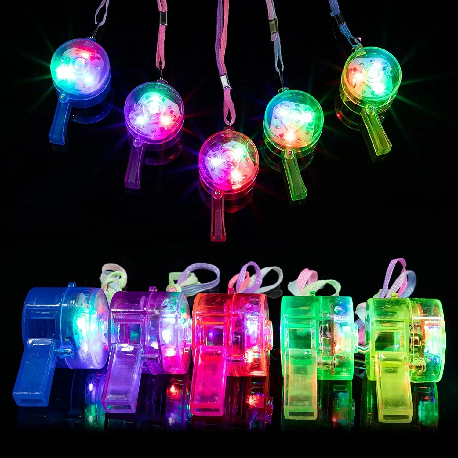 LED Light Up Whistle Glow Whis - مراجعة Wedding Supply Bulk وسعره