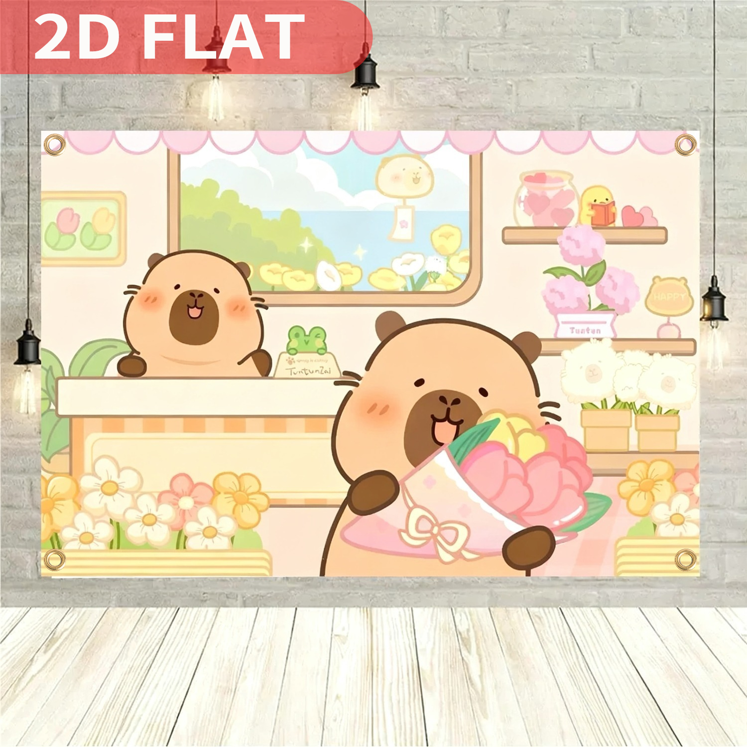 1pc Cute Capybara Theme Kids B - مراجعة Photo Booth Prop وسعره