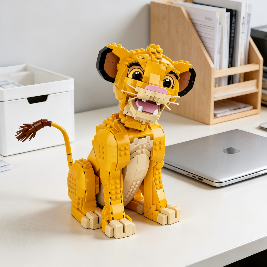 New 1445Pcs 43247 The Lion Kin - مراجعة Wedding Yes وسعره