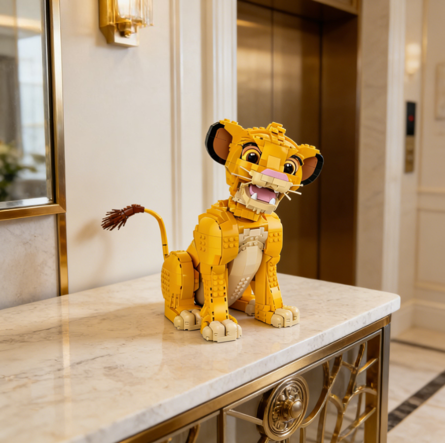 New 1445Pcs 43247 The Lion Kin - مراجعة Wedding Yes وسعره