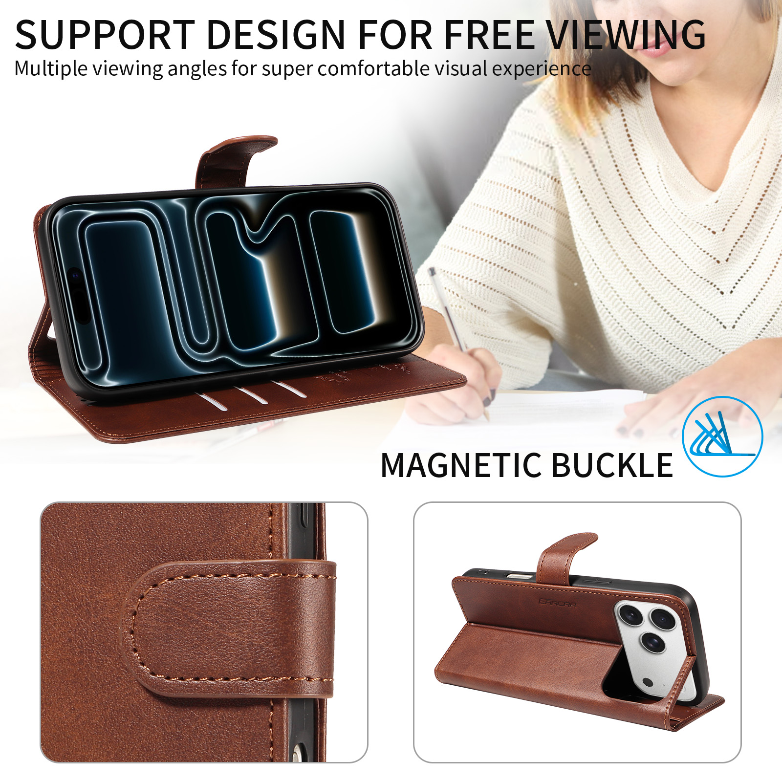 Faux Leather Phone Case for Sa - مراجعة Place Card Holder وسعره