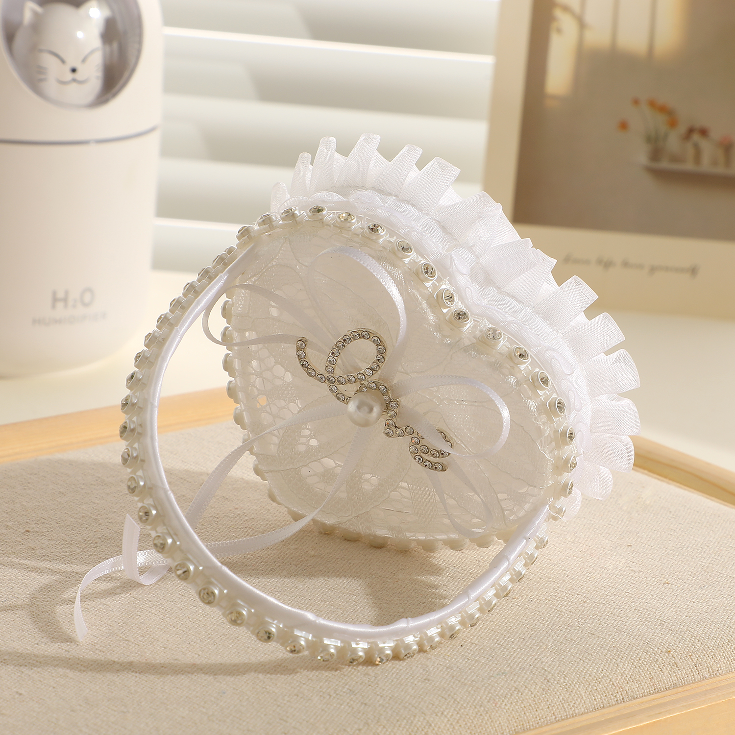 Hot fashion new ring pillow we - مراجعة Ring Bearer Pillow وسعره