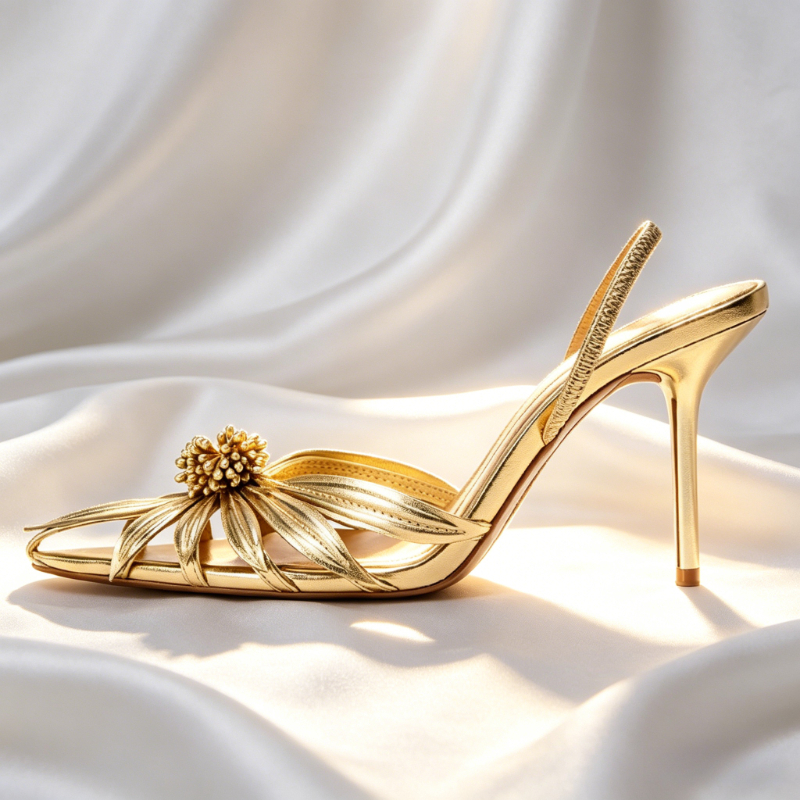 Luxury Gold Floral Detail Slin - مراجعة Wedding Shop وسعره