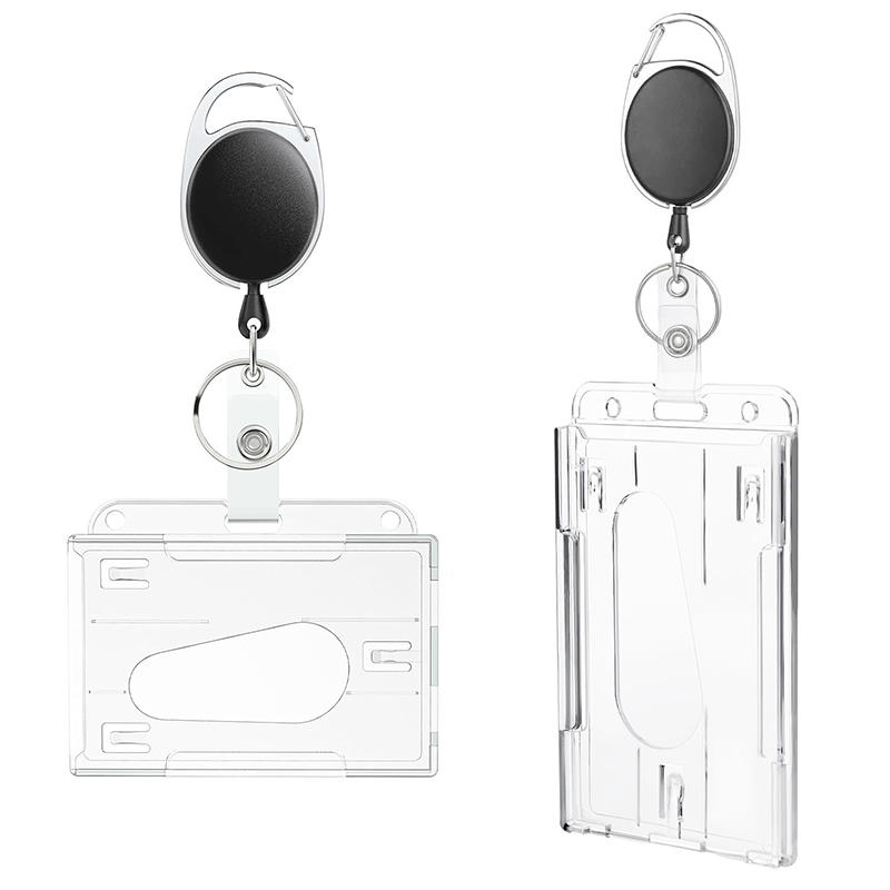 Transparent Cards Slots ID Tag - مراجعة Place Card Holder وسعره