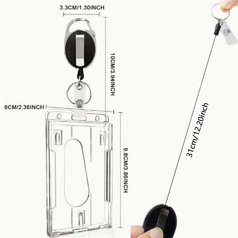 Transparent Cards Slots ID Tag - مراجعة Place Card Holder وسعره