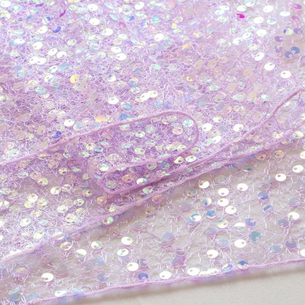 Glitter Iridescent Sequin Tabl - مراجعة Table Runner Sequin وسعره