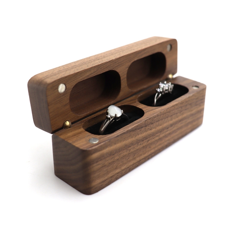 ZB91 Fashion Wood Ring Box for - مراجعة Ring Bearer Pillow وسعره