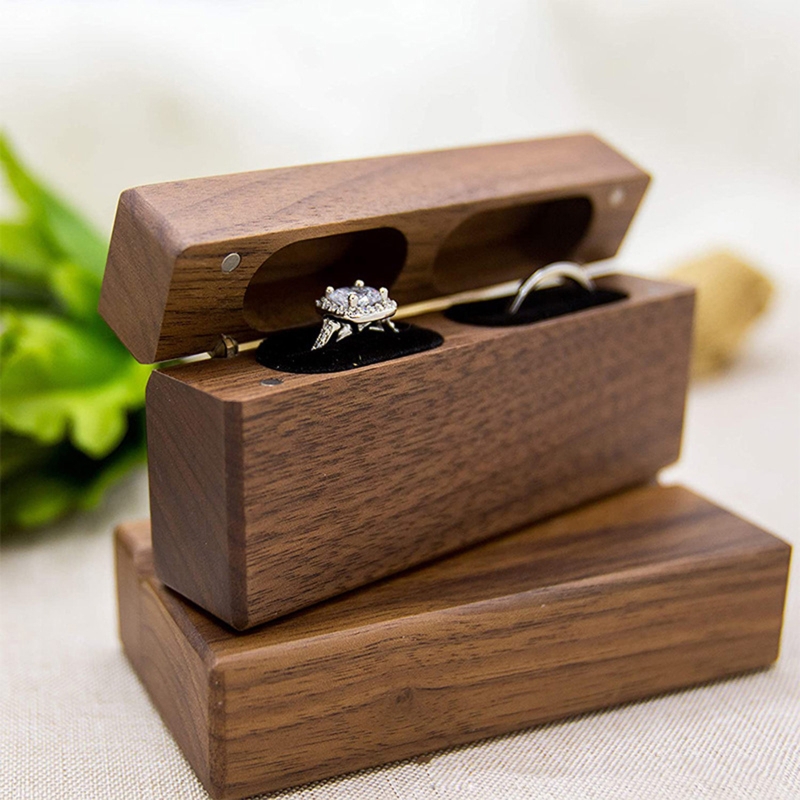 ZB91 Fashion Wood Ring Box for - مراجعة Ring Bearer Pillow وسعره