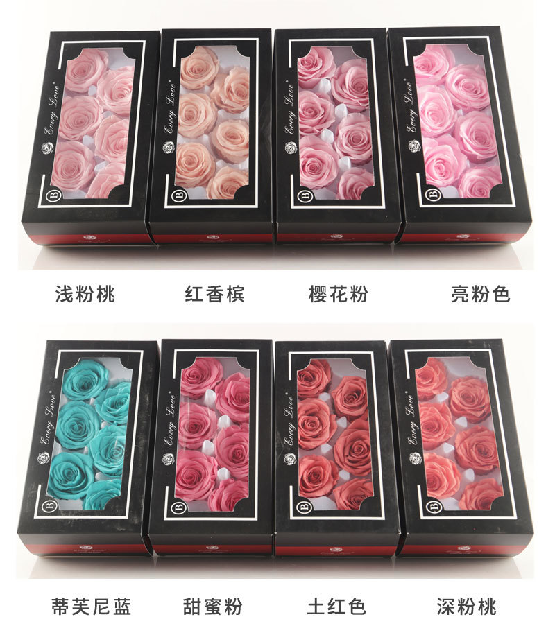 6pcs Eternal Rose Flower Heads - مراجعة Wedding Supply Bulk وسعره